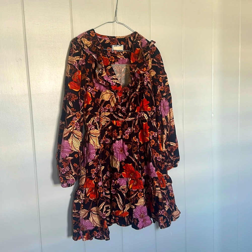 Anthropologie (Pilcro) brand long sleeved dress.